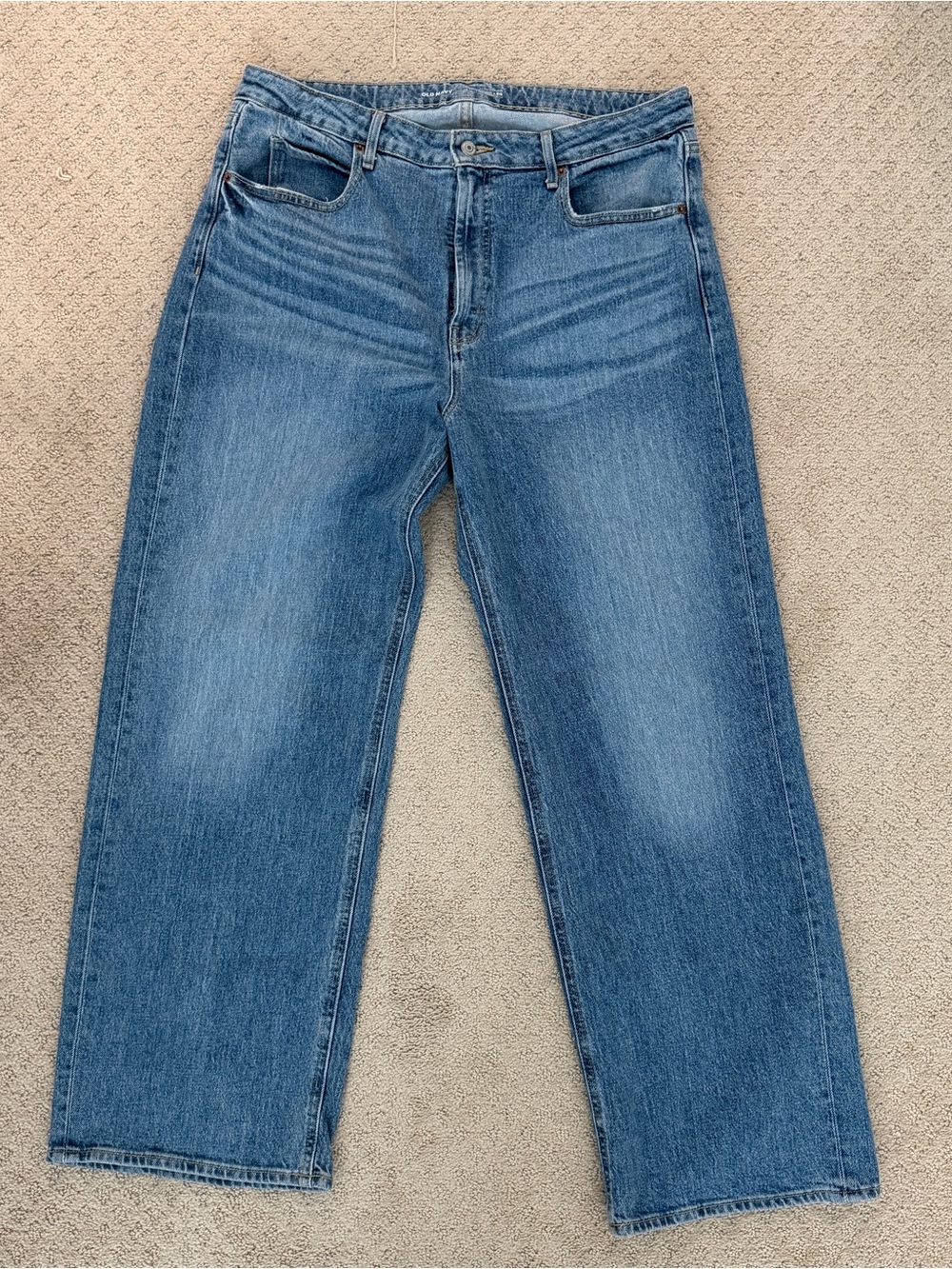 Old navy women’s extra high rise wide leg jeans